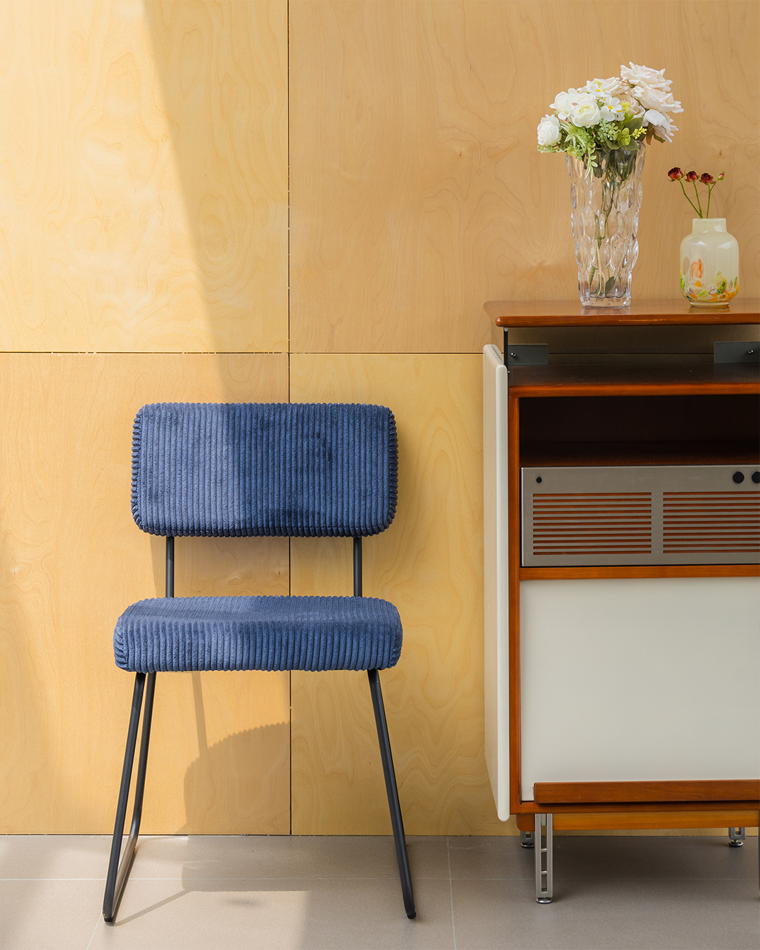 Dining Chair Melvin - Navy Blue (SET OF 2) - Image 10
