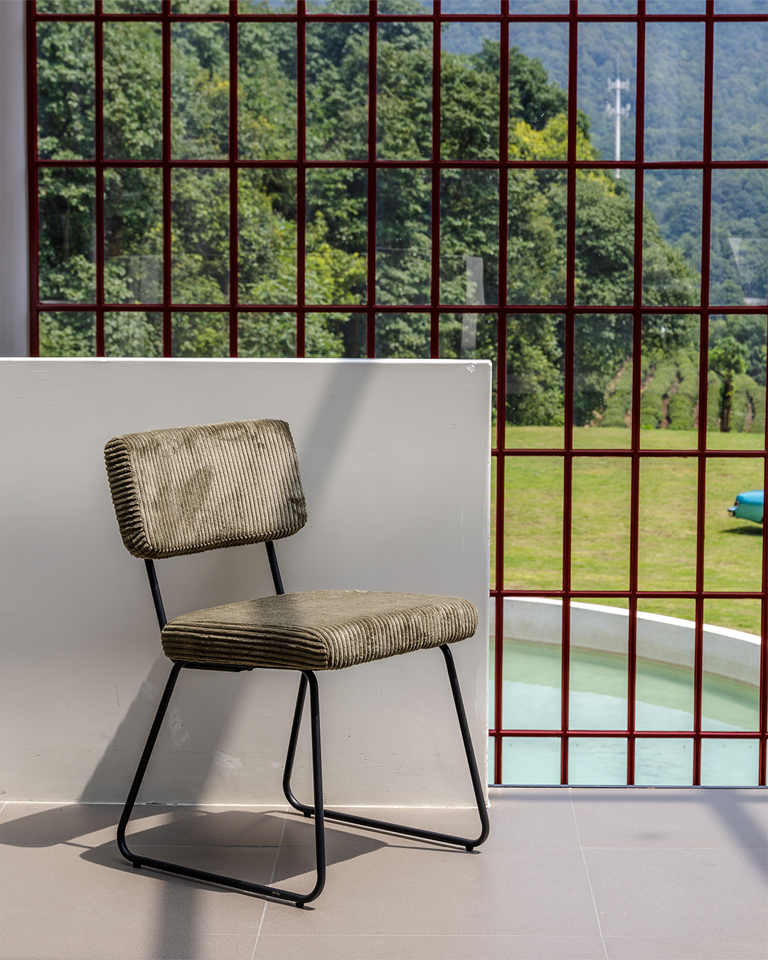 Dining Chair Melvin - Olive Green (SET OF 2) - Image 10