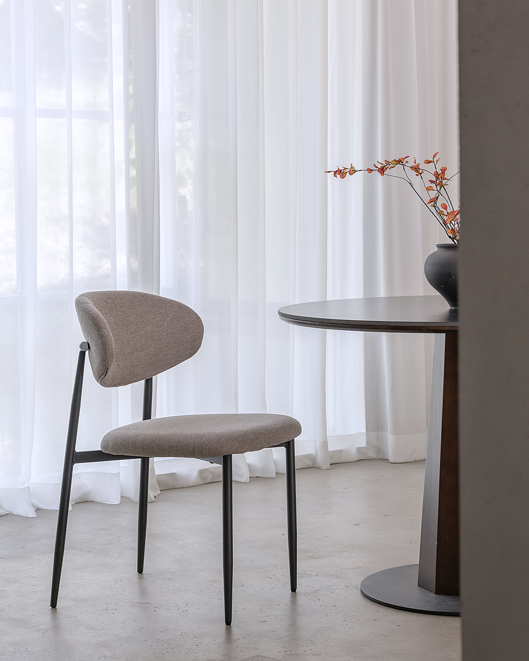 Dining Chair Samuel - Brown (SET OF 4) - Image 9