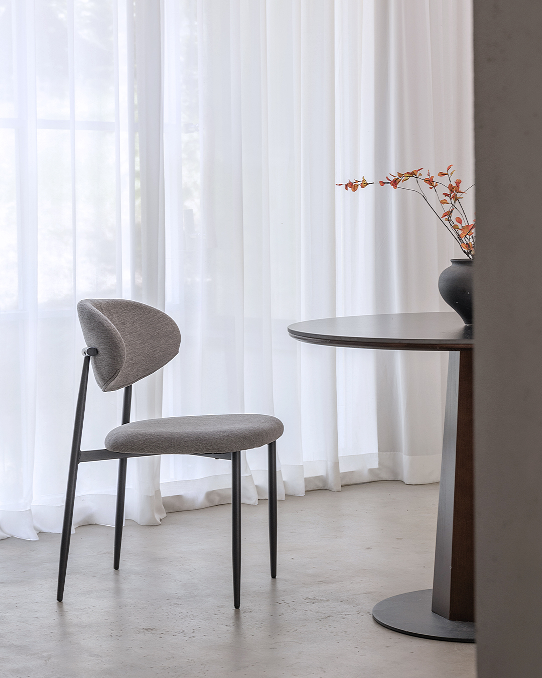 Dining Chair Samuel - Grey (SET OF 4) - Image 9