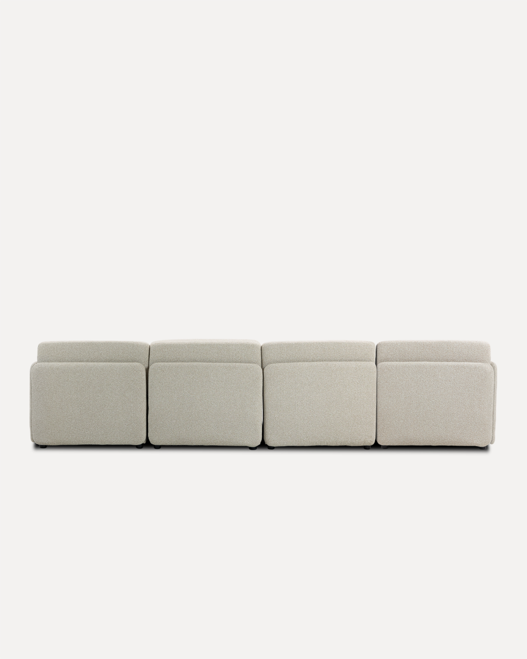 Modular Sofa Mia 4-Seater - Beige (With Ottoman) - Image 6