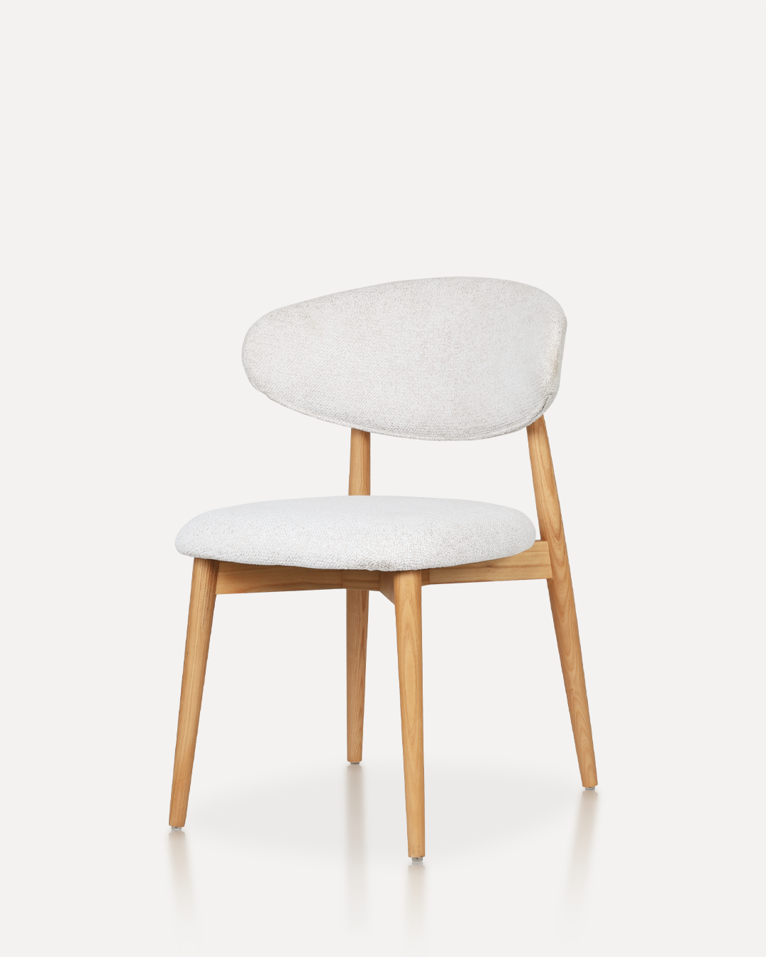 Wooden Chair Daisy - Natural / White (SET OF 2)