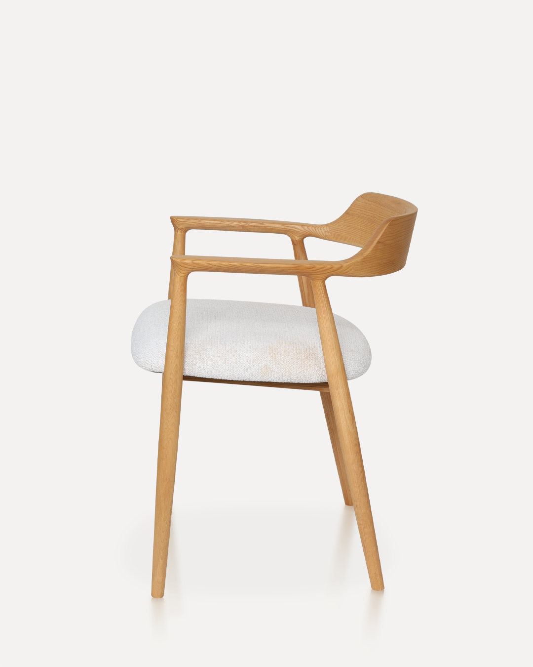 Wooden Chair Eden - Natural / White - Image 4