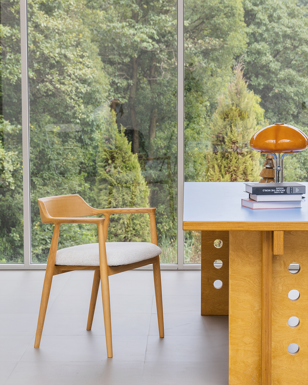 Wooden Chair Eden - Natural / White - Image 9