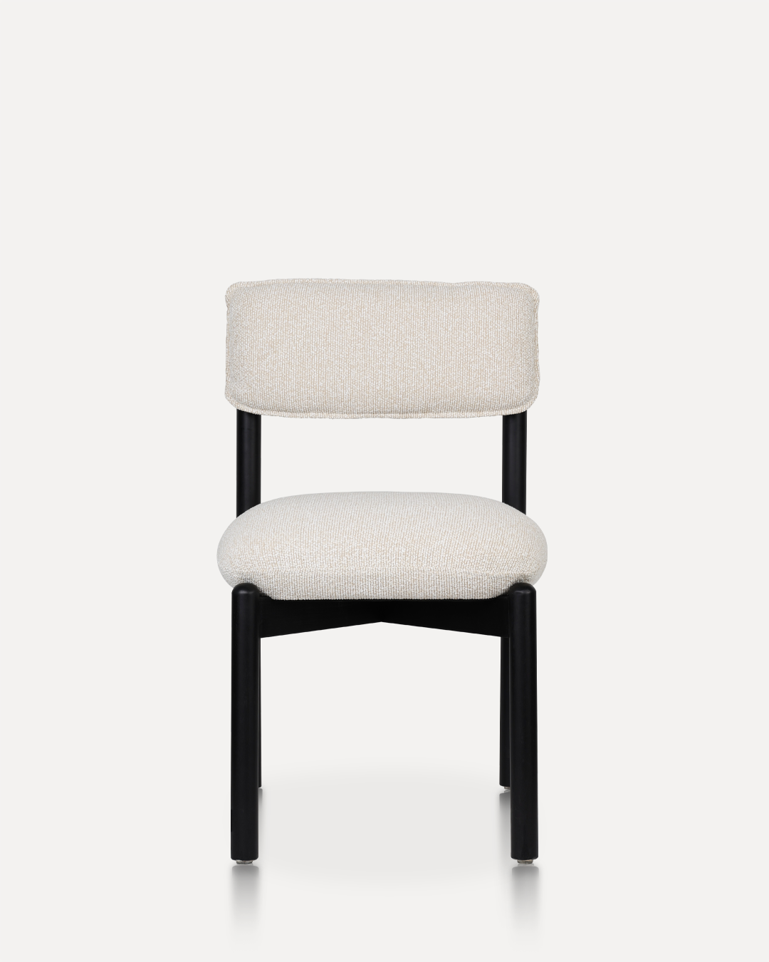 Wooden Chair Frank - Black / Beige - Image 3