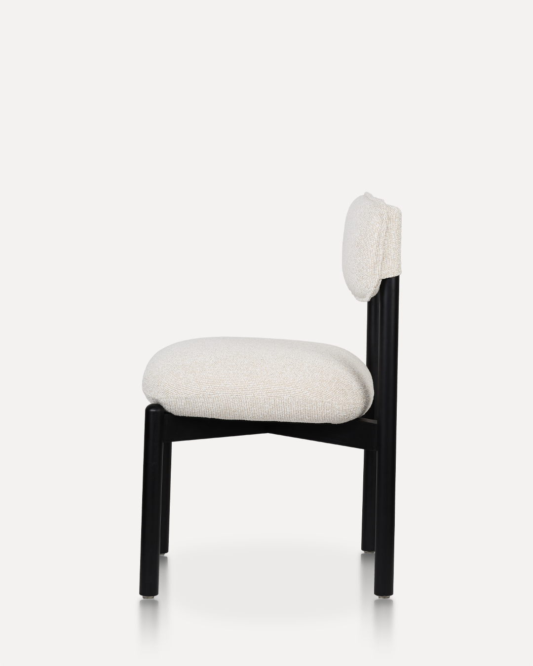 Wooden Chair Frank - Black / Beige - Image 4