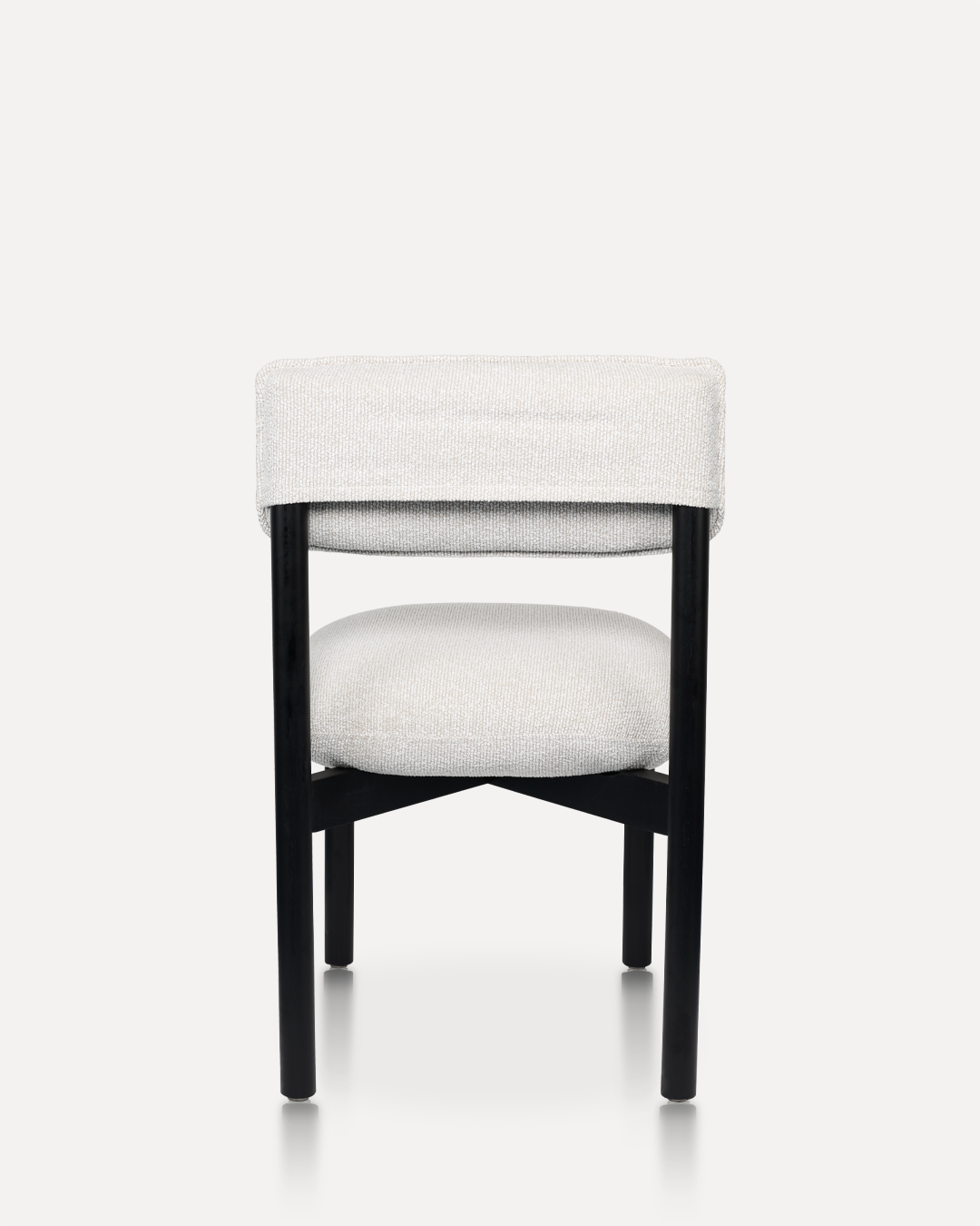 Wooden Chair Frank - Black / Beige - Image 6