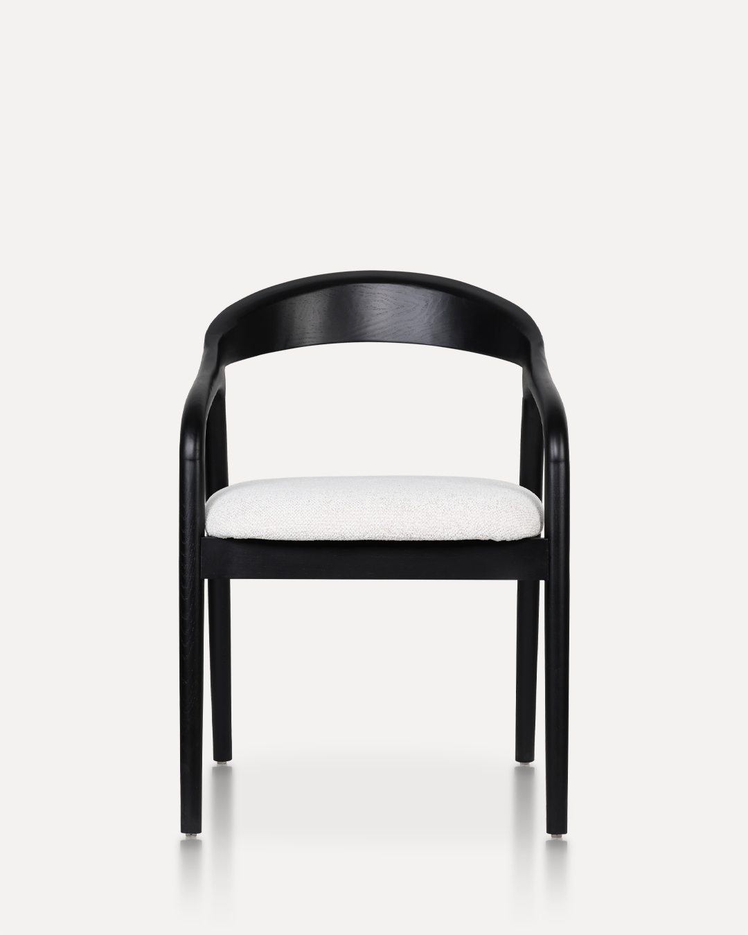Wooden Chair Shane Arm - Black / White - Image 6
