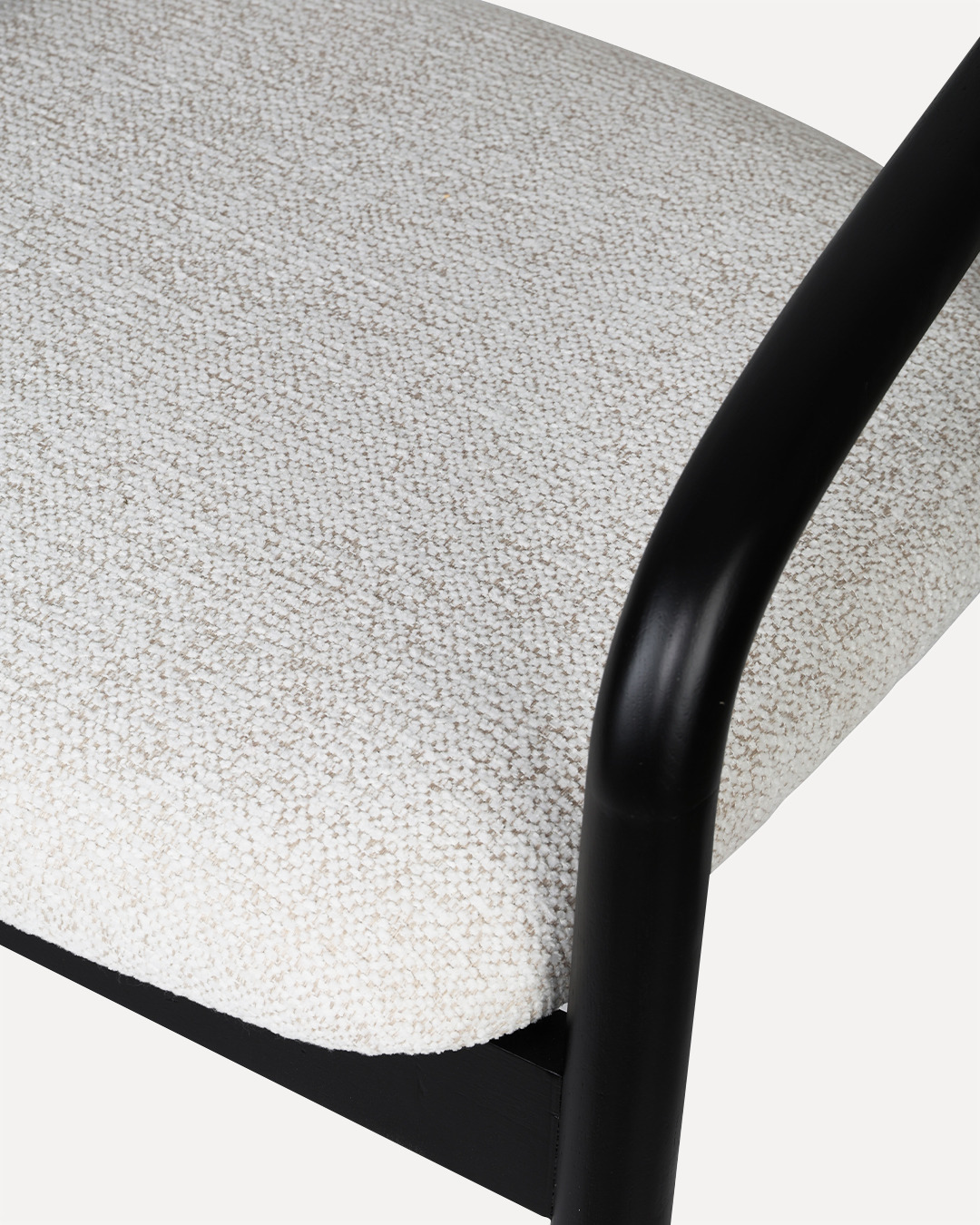 Wooden Chair Shane Arm - Black / White - Image 8