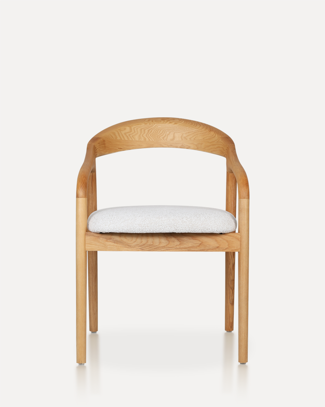 Wooden Chair Shane Arm - Natural / White - Image 3