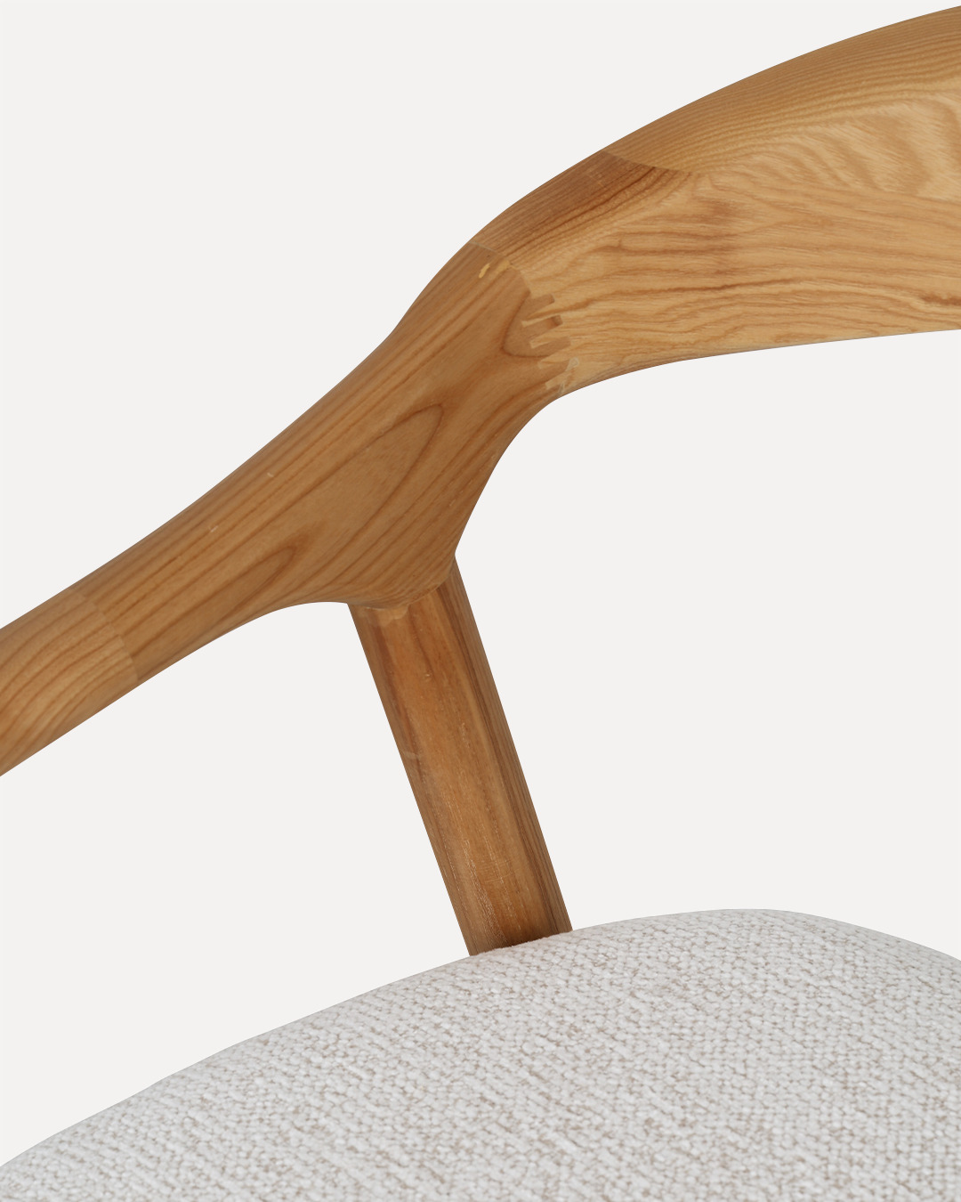 Wooden Chair Shane Arm - Natural / White - Image 7